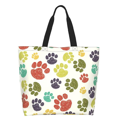 Túi cotton in cotton pippy và mèo con có sức chứa lớn