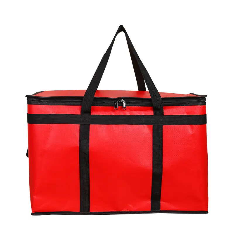 Red doordash cách ly giao hàng thực phẩm Gói làm mát giữ cho thực phẩm ấm áp và đồ uống lạnh
