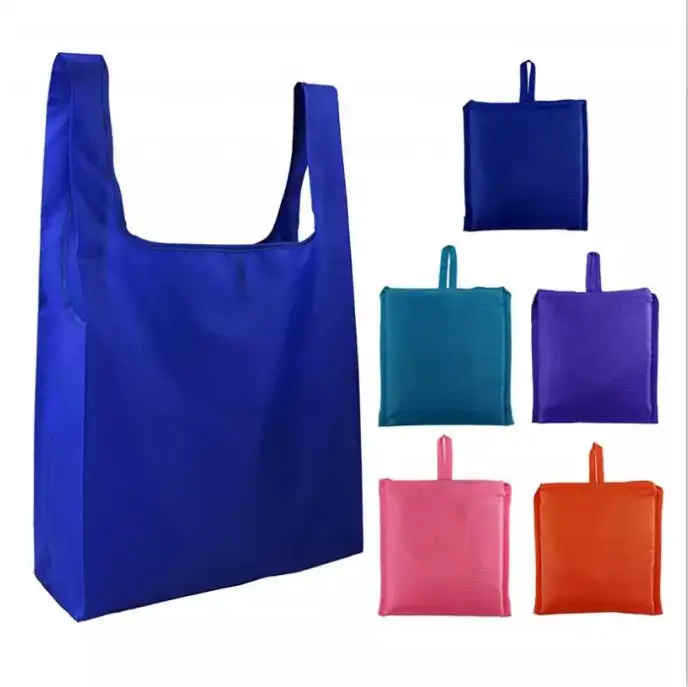 Túi mua thực phẩm có thể tái sử dụng lại GRS RPET Polyester